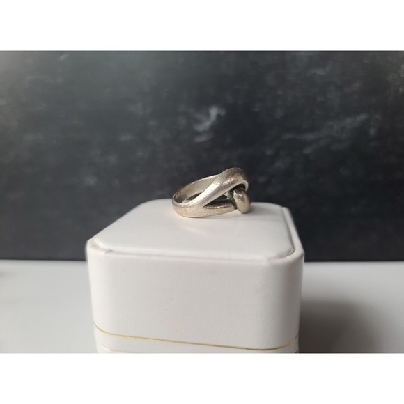 James Avery Sterling Silver Cadena Knot Ring Retired Vintage - Picture 5 of 10